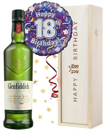 18thBirthdaySingleMaltWhiskyandBalloonGift