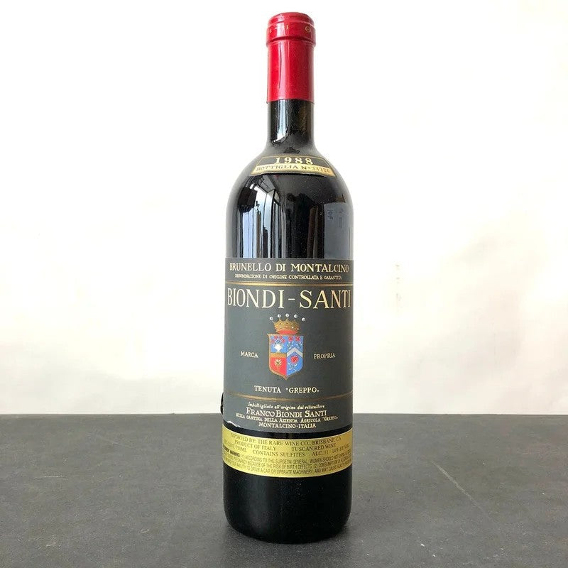 1988BiondiSantiTenutaGreppoBrunellodiMontalcinoDOCG,Tuscany,Italy