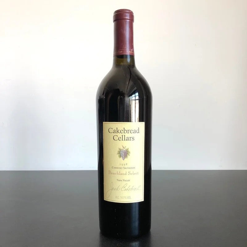 1998CakebreadCellarsBenchlandSelectCabernetSauvignon,NapaValley,USA