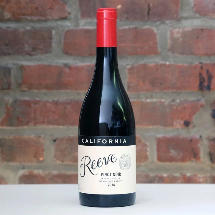 2016ReevePinotNoir,AndersonValley,USA