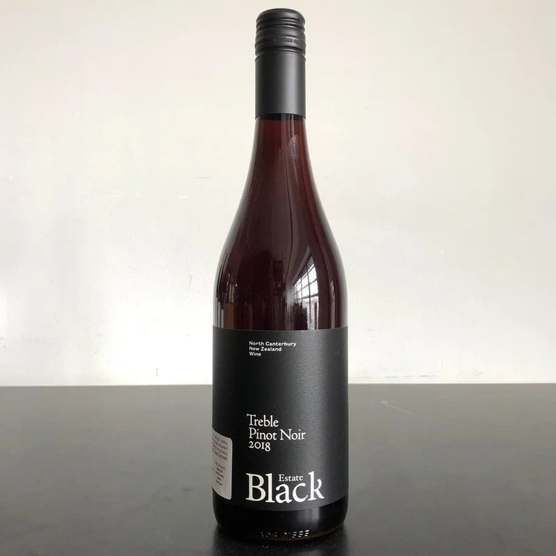 2018BlackEstateTreblePinotNoir,NorthCanterbury,NewZealand