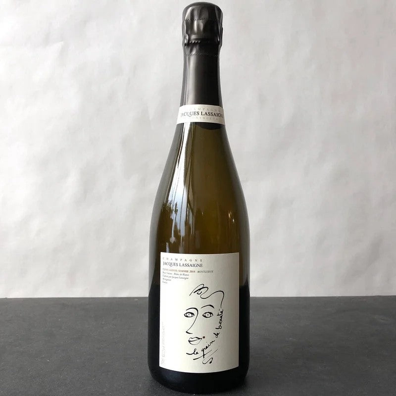 2018JacquesLassaigne‘GraindeBeaute’BlancDeBlancsBrutNature,Champagne,France