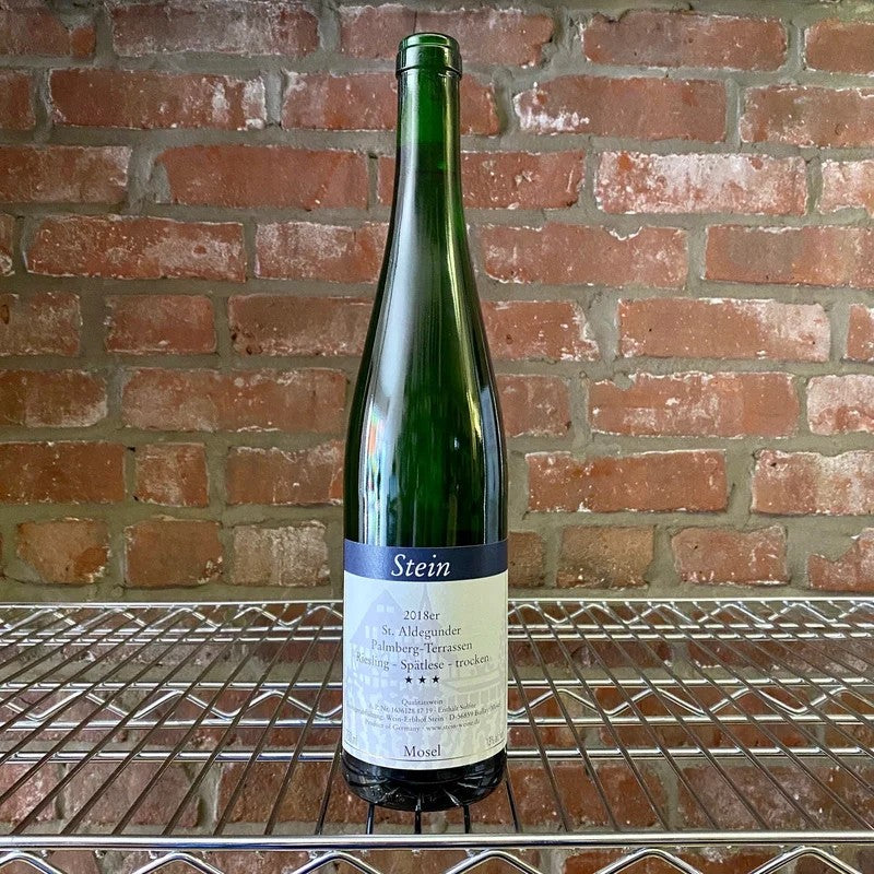2018SteinPalmbergTerrassenRieslingSpatleseTrocken,Mosel,Germany