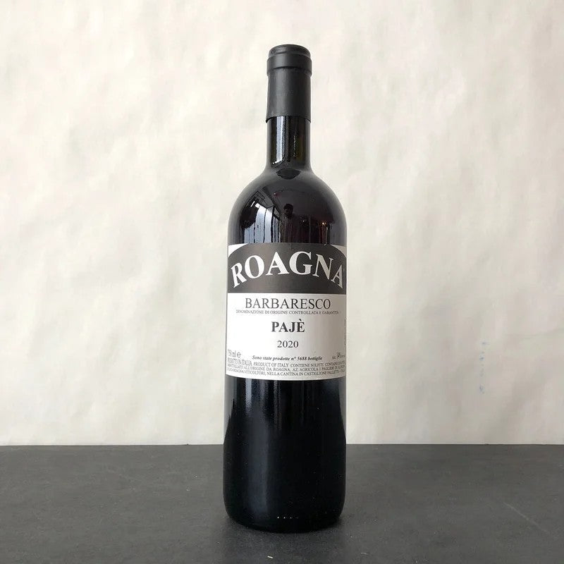 2020RoagnaPaje,BarbarescoDOCG,Italy