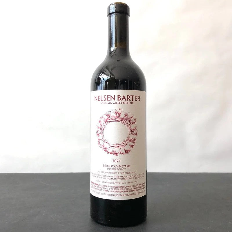 2021NelsenBarterBedrockVineyardMerlot,Sonoma,California