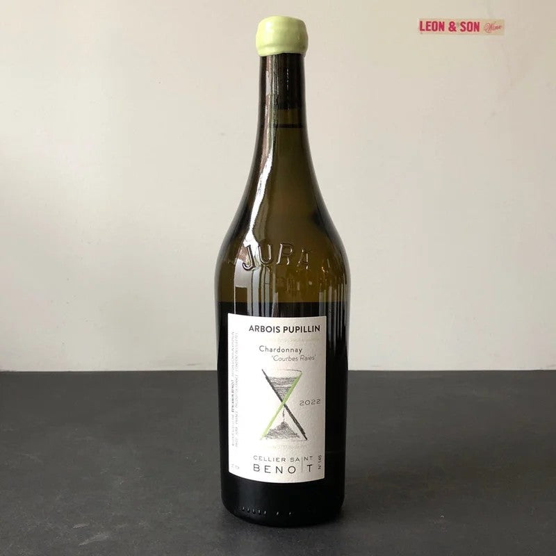 2022CellierSaintBenoitArbois-Pupillin‘CourbesRaies’Chardonnay,Jura,France