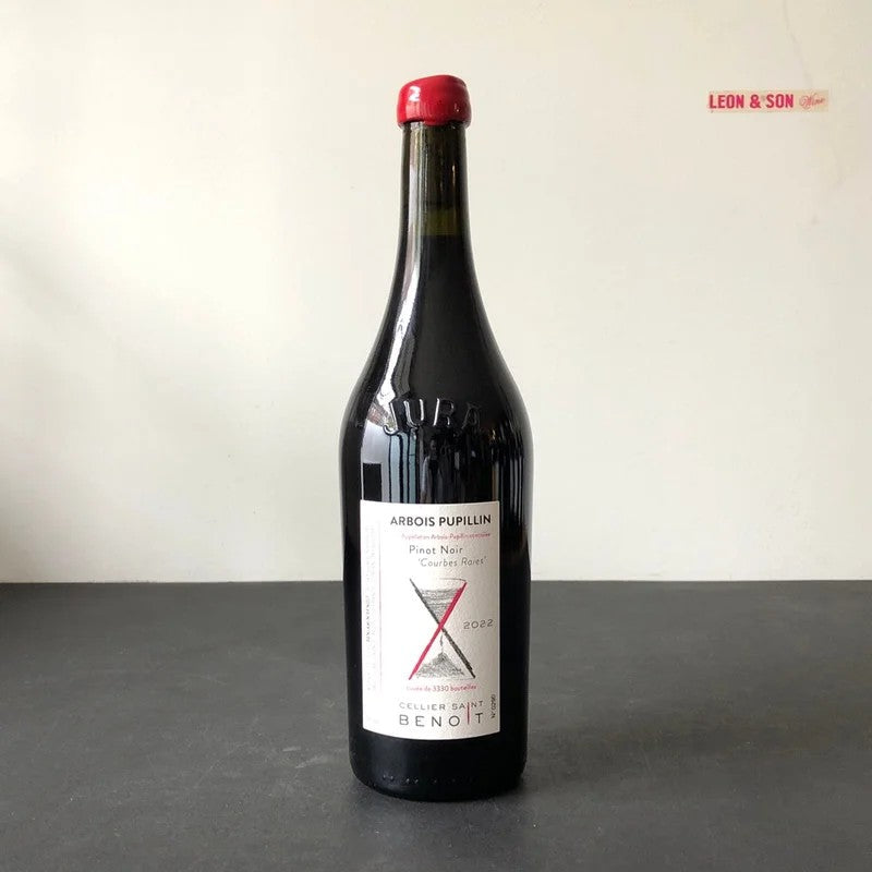 2022CellierSaintBenoitArboisPupillinPinotNoir‘CourbesRaies’Jura,France