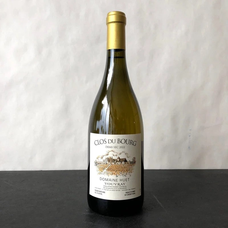 2022DomaineHuetVouvray‘ClosduBourg’Demi-Sec,Loire,France