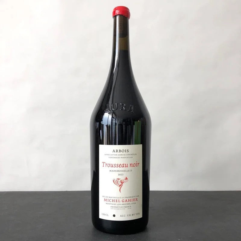 2022MichelGahier,ArboisRougeTrousseau“LaVignedeMademoiselle,Jura,France1.5LMagnum