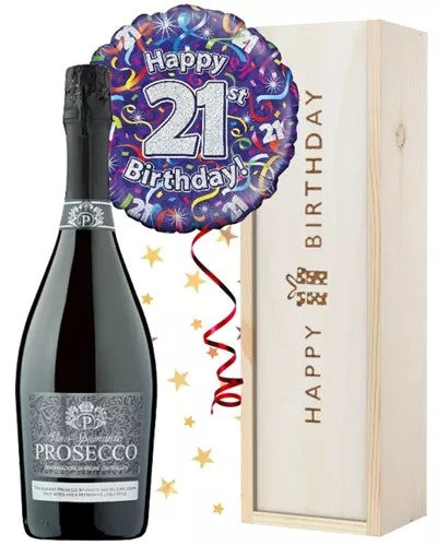 21stBirthdayProseccoandBalloonGift