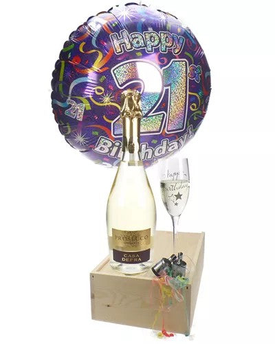 21stBirthdayProseccoAndFluteGift