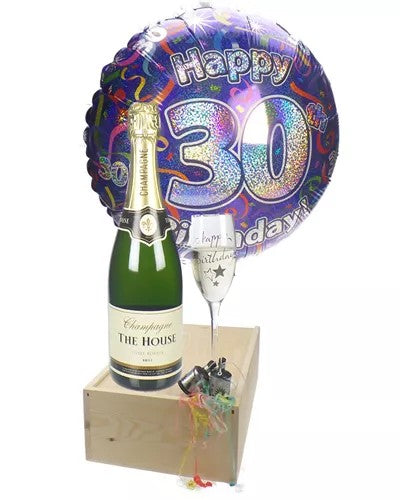 30thBirthdayChampagneFluteGift