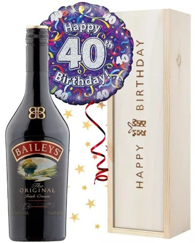 40thBirthdayBaileysandBalloonGift
