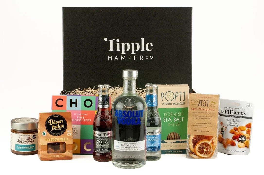 AbsolutVodka&SnacksHamper–40%ABV