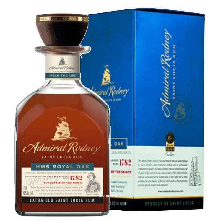 ADMIRALRODNEYRUMHMSROYALOAK(70CL,40.0%Vol.)