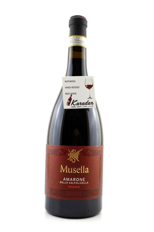 AmaronedellaValpolicellaRiservaORGANIC2018–16%vol.MusellaWineryBIO