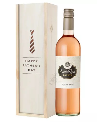 ArgentinianRoseWineFathersDayGiftInWoodenBox