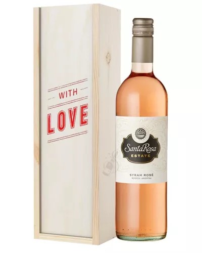 ArgentinianRoseWineValentinesWithLoveSpecialGiftBox