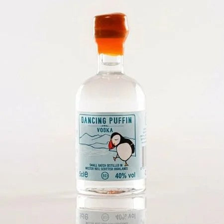 Badachro–Miniature:TheDancingPuffinVodka(5cl,46%)