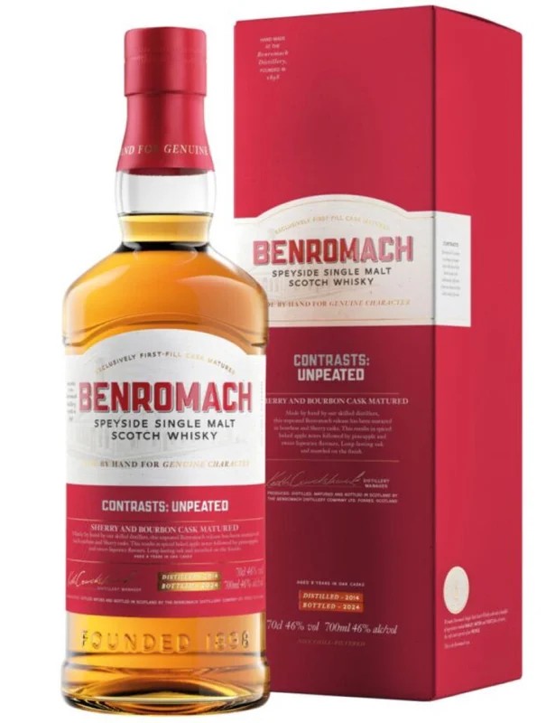 BenromachContrasts:UnpeatedVintage201470cl.46%