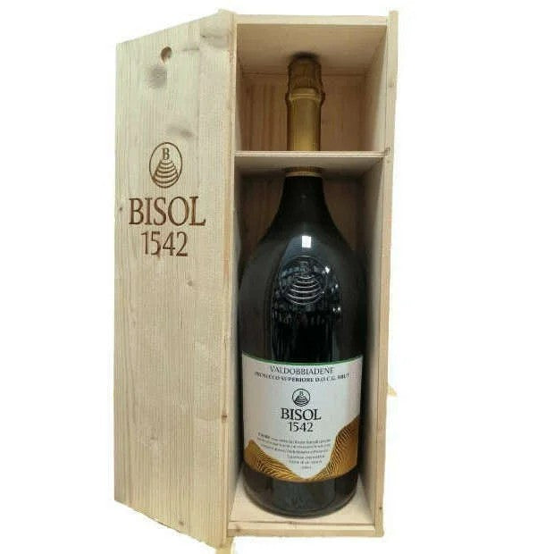 BisolCredeValdobbiadeneProseccoSuperioreD.O.C.G.BRUTJeroboam3LITER(woodencase)