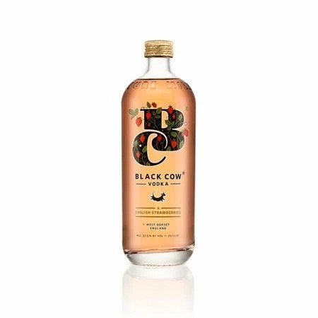 BlackCowVodka&EnglishStrawberries(70cl)37.5%