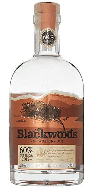 Blackwood’sVintageDryGin60ABV(700mL)
