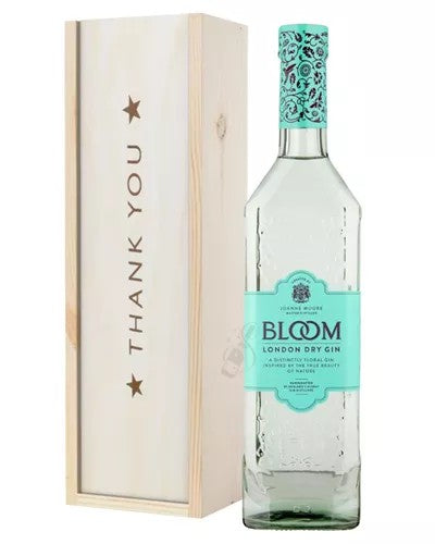 BloomGinThankYouGiftInWoodenBox