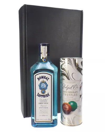 BombaySapphireGinAndGinChocolateTrufflesGift