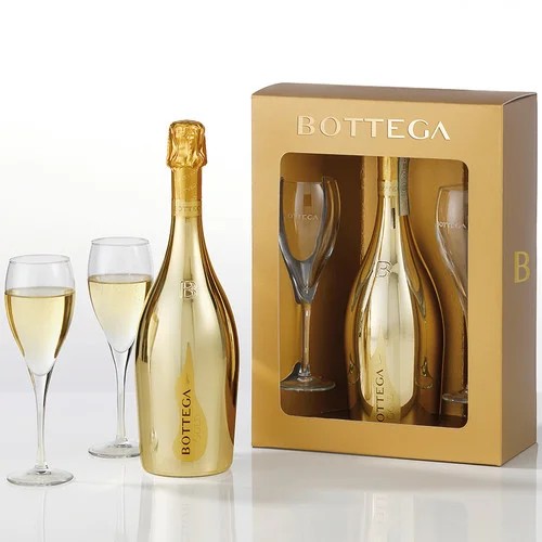 BottegaGoldWith2BottegaFlutesRarityGiftPack(75cl)