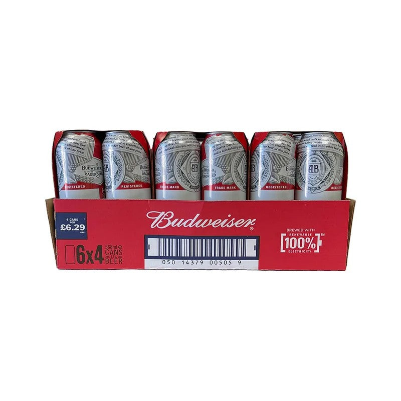 Budweiser4cansx568ml
