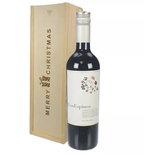 CabernetSauvignonChileanRedWineSingleBottleChristmasGiftInWoodenBox