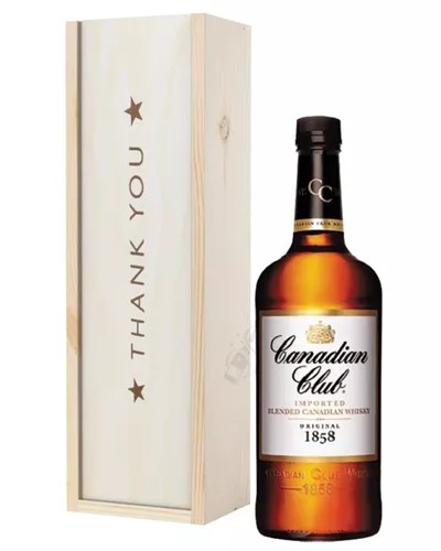 CanadianClubWhiskyThankYouGiftInWoodenBox