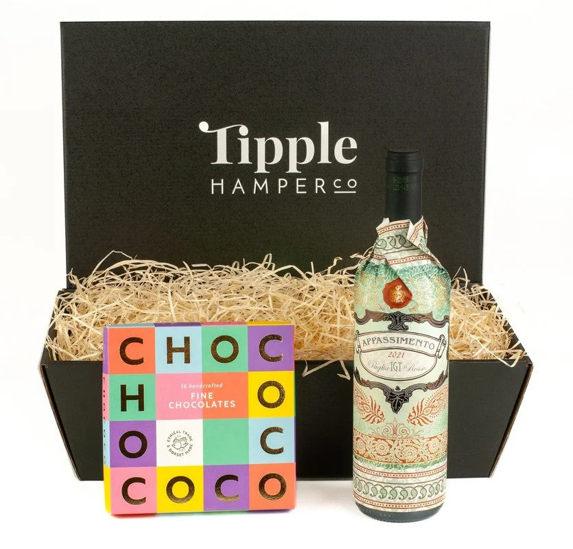 CasaVinicolaBotterAppassimentodiPugliaRedWine&LuxuryChocolateHamper