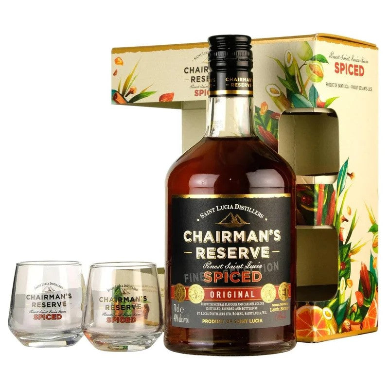 Chairman’sReserveSpicedRum|GiftPack+2Glasses