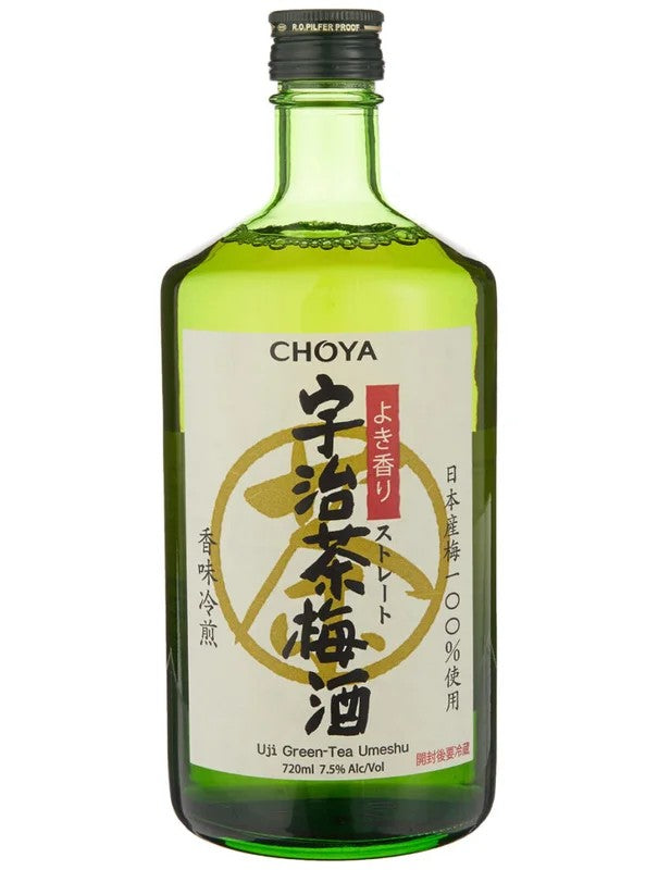 ChoyaUmeshuUJIGreenTea72cl.7,5%