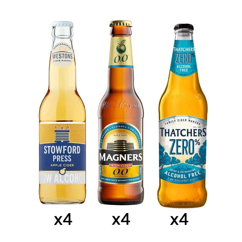 CiderSipper’sDelight–NonAlcoholicCiderMixedCase