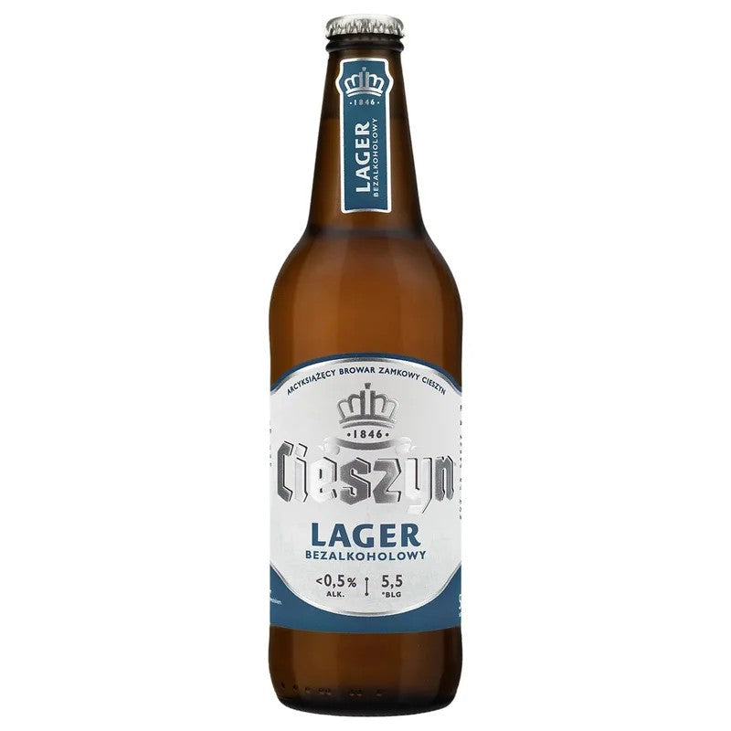CieszynLager0.5%–AlcoholFreePolishLager