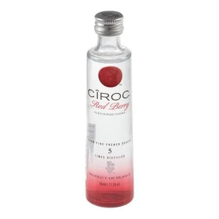 CirocRedBerryFlavouredMiniatureVodka(5cl)