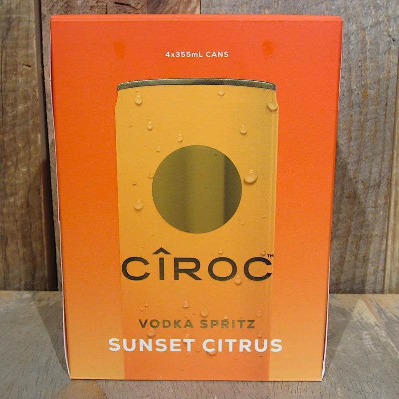 CirocSunsetCitrusVodkaSpritzCocktail(4-Pack)355ml