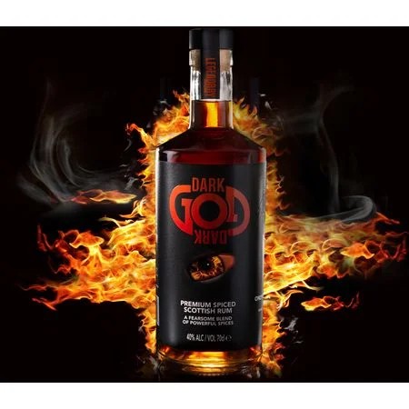 DarkGodPremiumSpicedRum70cl(40%ABV)