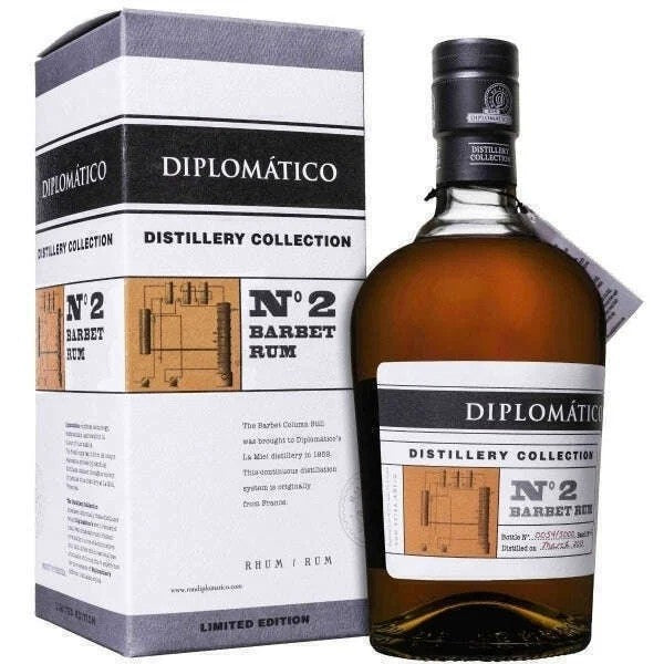DiplomaticoRumDistilleryCollectionN°2SingleColumnBarbet(70CL,47.0%Vol.)