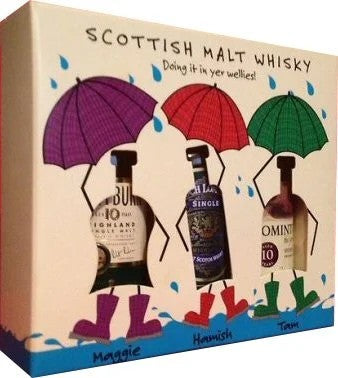 Doin’ItinYerWelliesGiftPackSet–ScotchWhiskyMiniatures