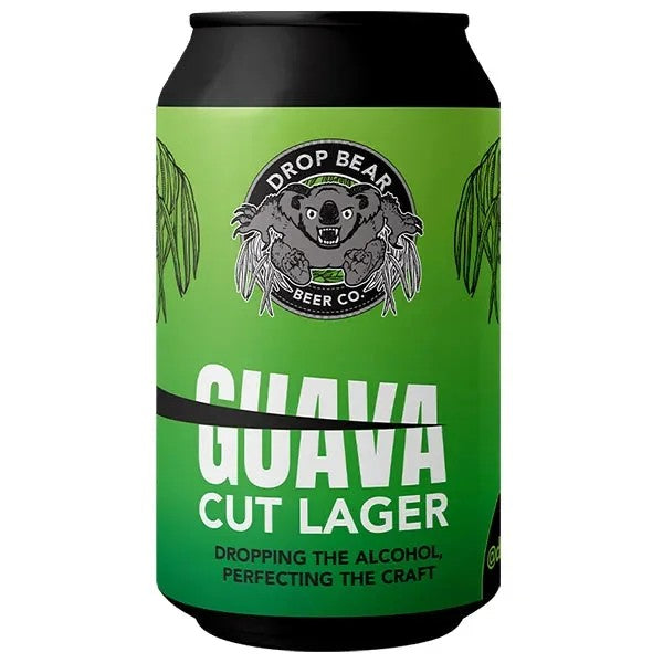 Drop BearGuavaCutLager–AlcoholFreeLager
