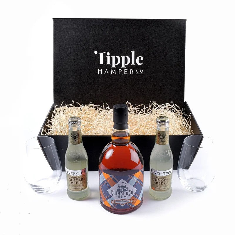 EdinburghRum,MixerandGlassesGiftSet–40%ABV