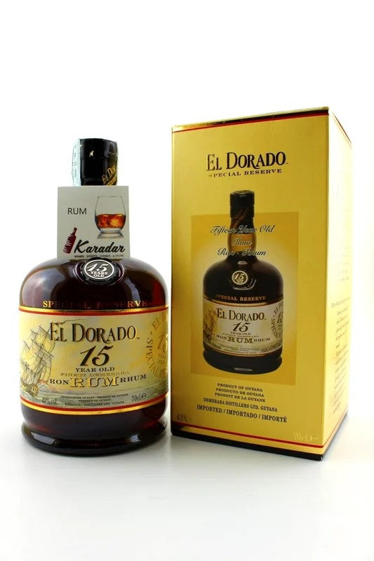 ElDorado15YDemeraraDistillers43%vol.Rum