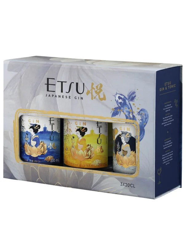 Etsu–JapaneseGinGiftSet3×20cl.43,66%