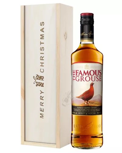 FamousGrouseWhiskyChristmasGiftInWoodenBox