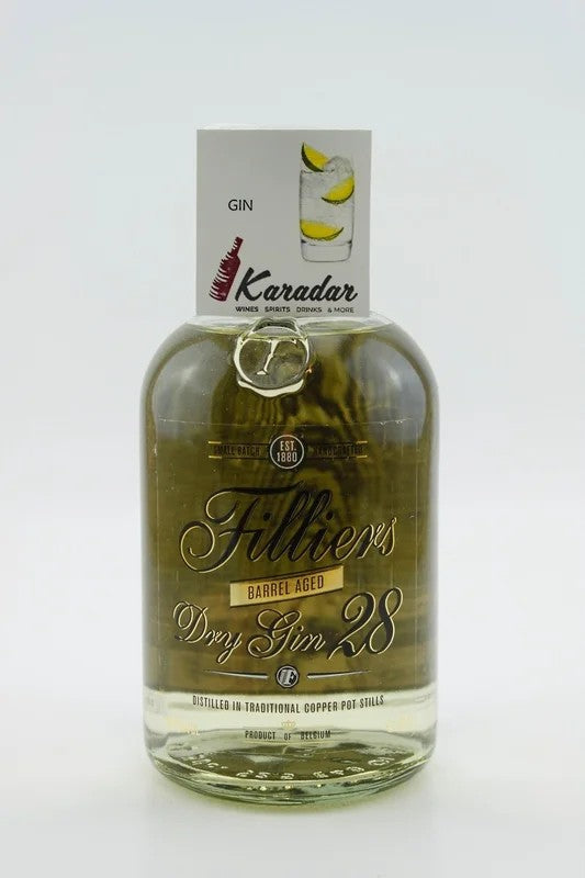 Filliers28DryGinBarrelAgedBelgium43,7%vol.Gin