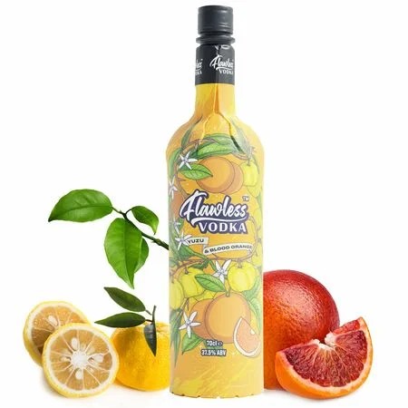 FlawlessVodkaYuzu&BloodOrangeFlavouredVodka70cl(37.5%ABV)